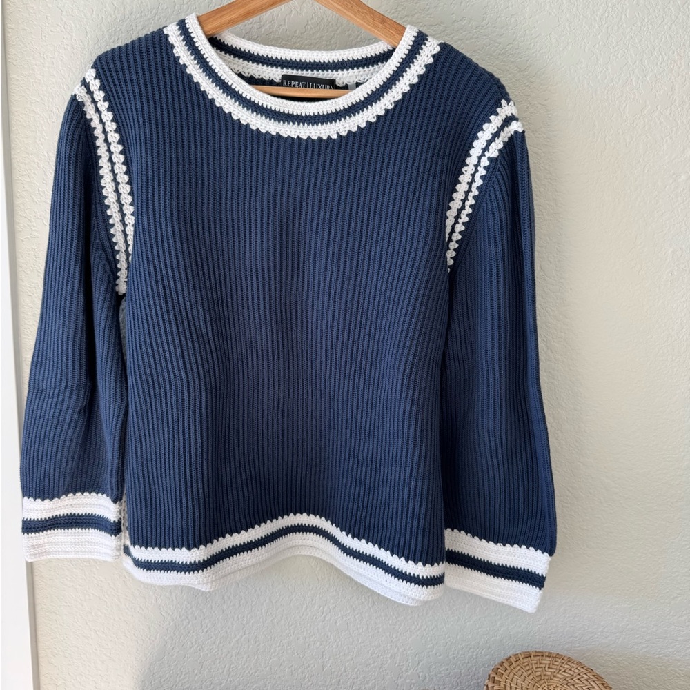 Repeat Luxury Sweater - 100% Cotton